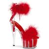 Pleaser - ADORE724F Sandale à bride à la cheville, Pole dance chaussures - Chaussures de pole dance - Rouge Product image